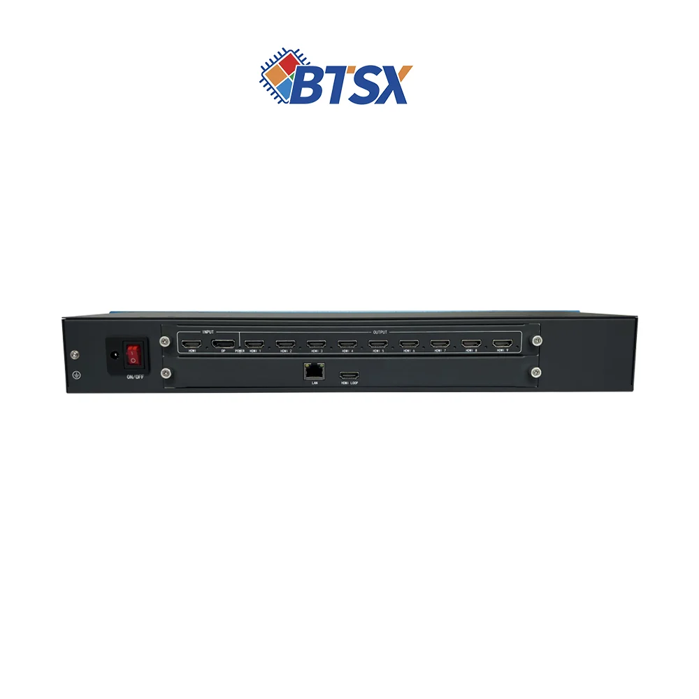 Video decoding and splicing device with full-screen browser display BIT-Dec 64-09 64-channel video processor for secure video