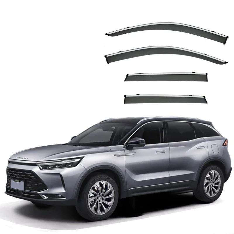 Window Visor Side Window Deflector Weather Shield Awnings & Shelters For BAIC X7 2020 2021 2022 2023 2024