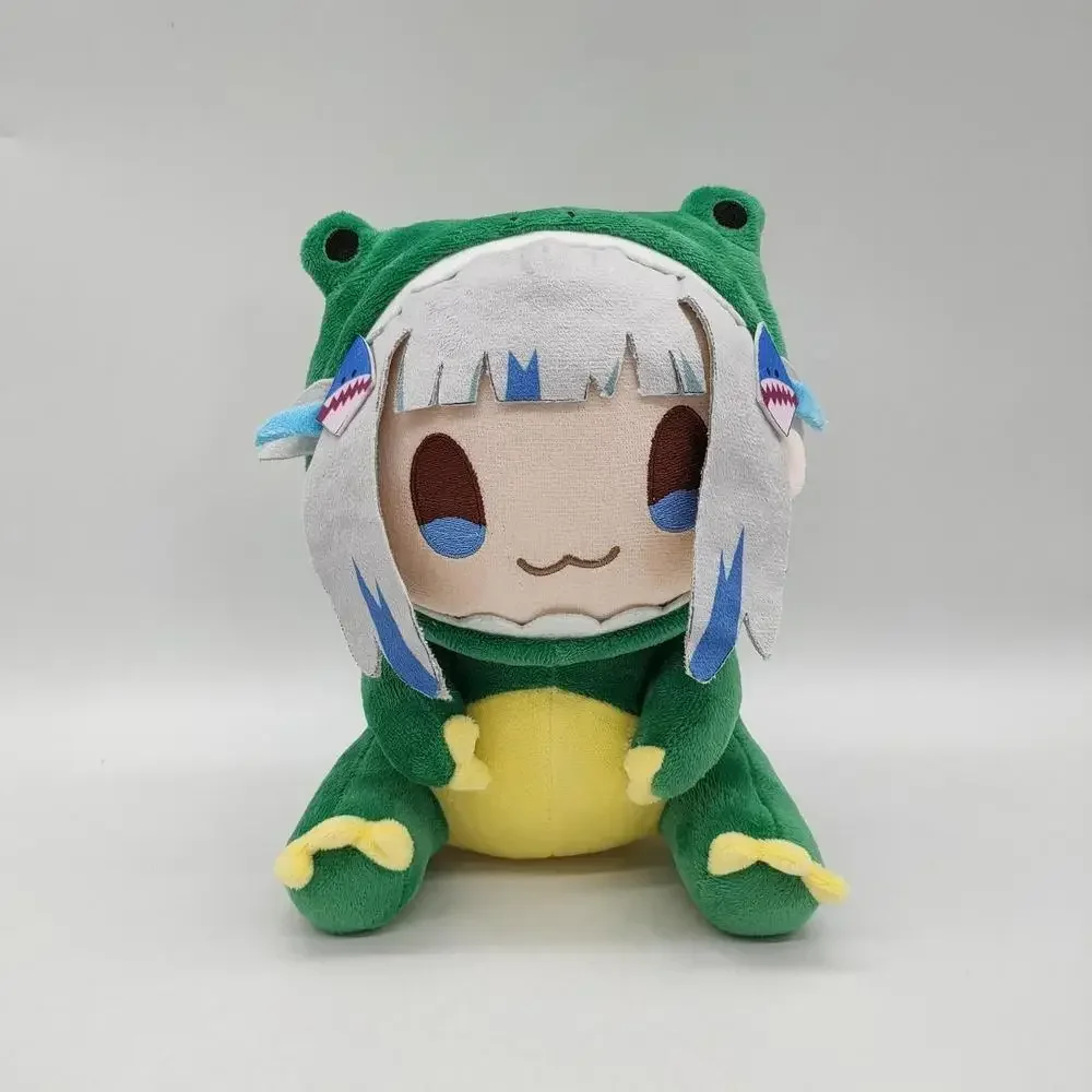 Hololive دينو جورا ألعاب من نسيج مخملي Gawr القرش محشوة دمى الطفل الحيوانات الظاهري YouTuber Plushies الشكل وسادة طفل هدايا عيد الميلاد