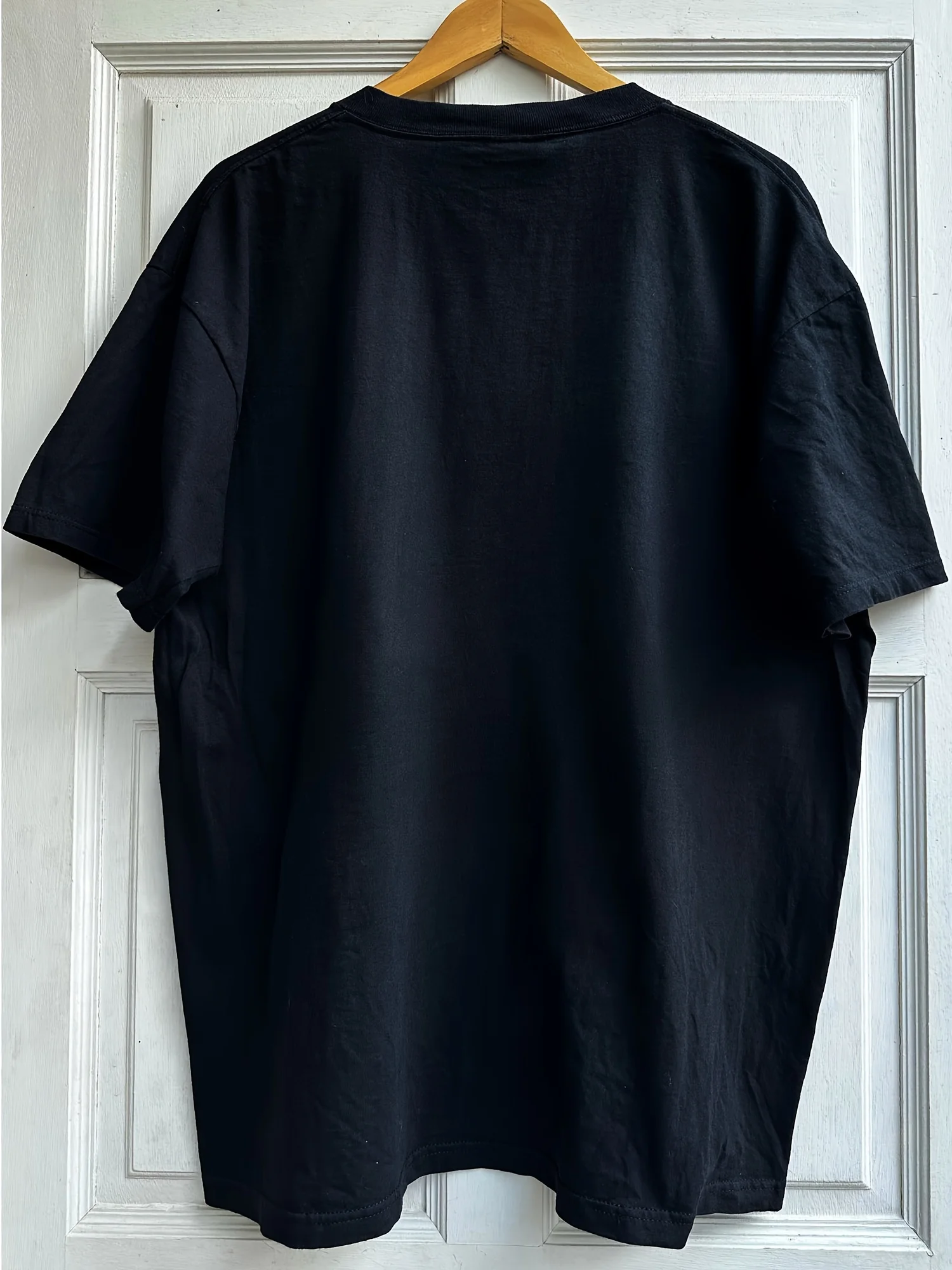 Men's Black Cotton Casual T-Shirt - "Music for The Soul" Graphic Print Round Neck Cotton Perfect for Everyday and Outdoor Wear