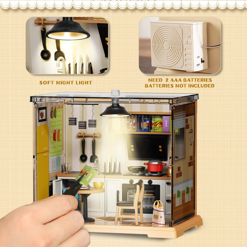 Nowy Miniaturowy Sklep Sypialnia Puzzle 3D Zestaw do Składania Model Budynku Ręcznie Robiony Domek dla Lalek z Meblami na Prezent Urodzinowy dla Przyjaciół