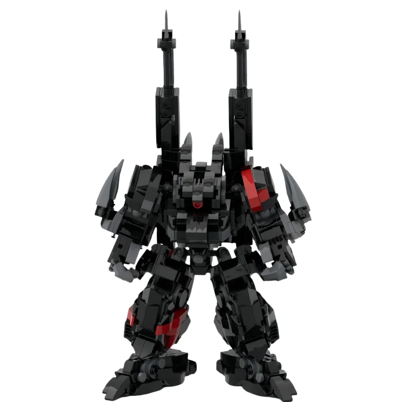 

MOC Creative Building Blocks Gale Red Shadow Combat Mech Robot Hobby Collection Assembled Toys Ornaments Boys Holiday Gift