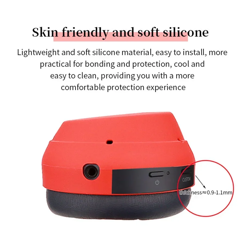 Suitable for Rose gray Sony Case WH-1000XM3/XM4 Headphones Silicone Protective Case Headbeam / Earmuff Sleeve / Shell Sleeve