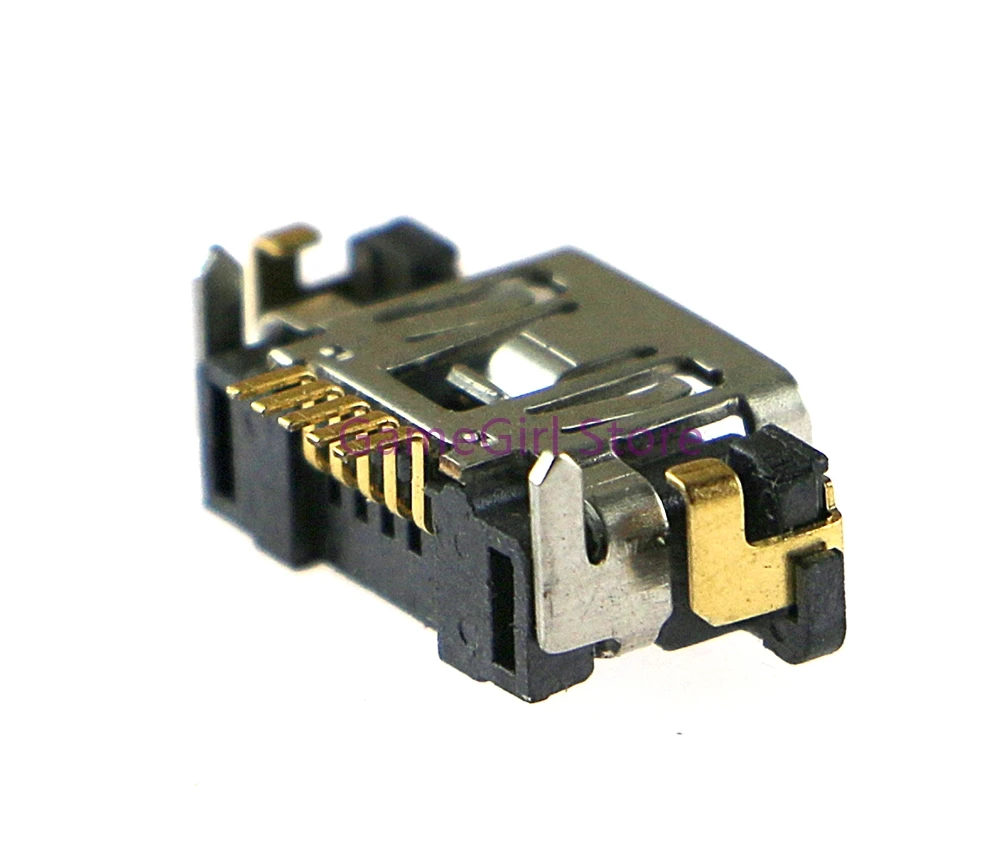 100pcs USB Data Port Socket Connector Interface Charger Slot For PSP1000 2000 3000 Replacement Parts