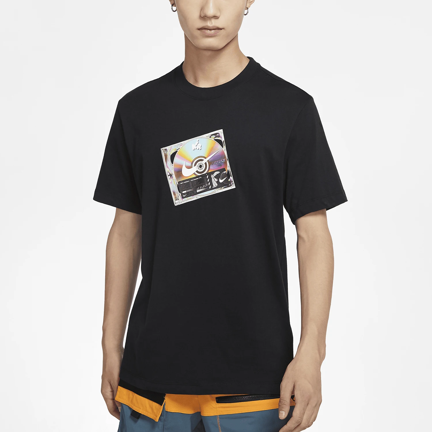 

Мужская повседневная свободная модная футболка Nike Authentic New SPORTSWEAR с короткими рукавами CW0403-010