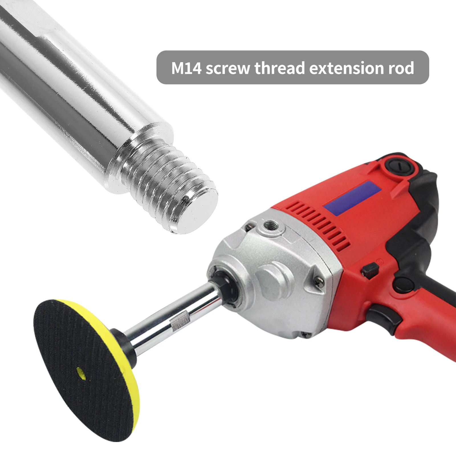 

Angle Grinder Extension Steel Rotary Polisher Extender Adapter Stable Installation for Polishing Grinding Narrow Areas