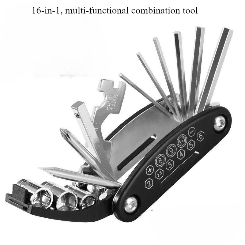 

Bicycle Gadgets Equipment Wrench Portable Folding Mountain Portable Accessories Riding Multifunctional Mountain