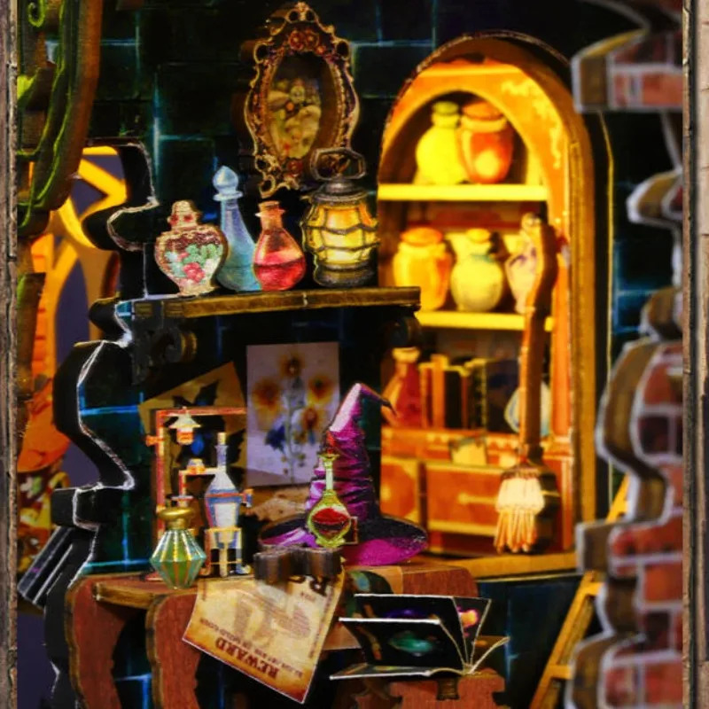 DIY Holz Miniatur Möbel Modell Montage Spielzeug für Kinder Mädchen Geburtstagsgeschenke 3D Tiny House Mockup Handgemachtes Heimprojekt