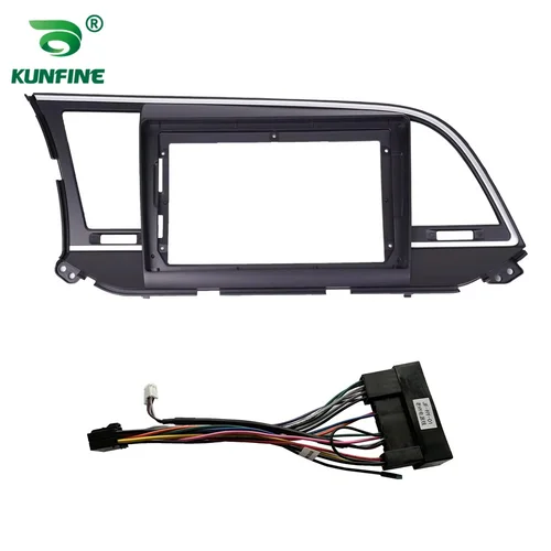 Imagen 2 del producto Estéreo de navegación GPS para coche para Hyundai Elantra 2016 2017 2018, marco de Panel de fascias de Radio compatible con pantalla de unidad principal de tablero 2Din de 9 pulgadas