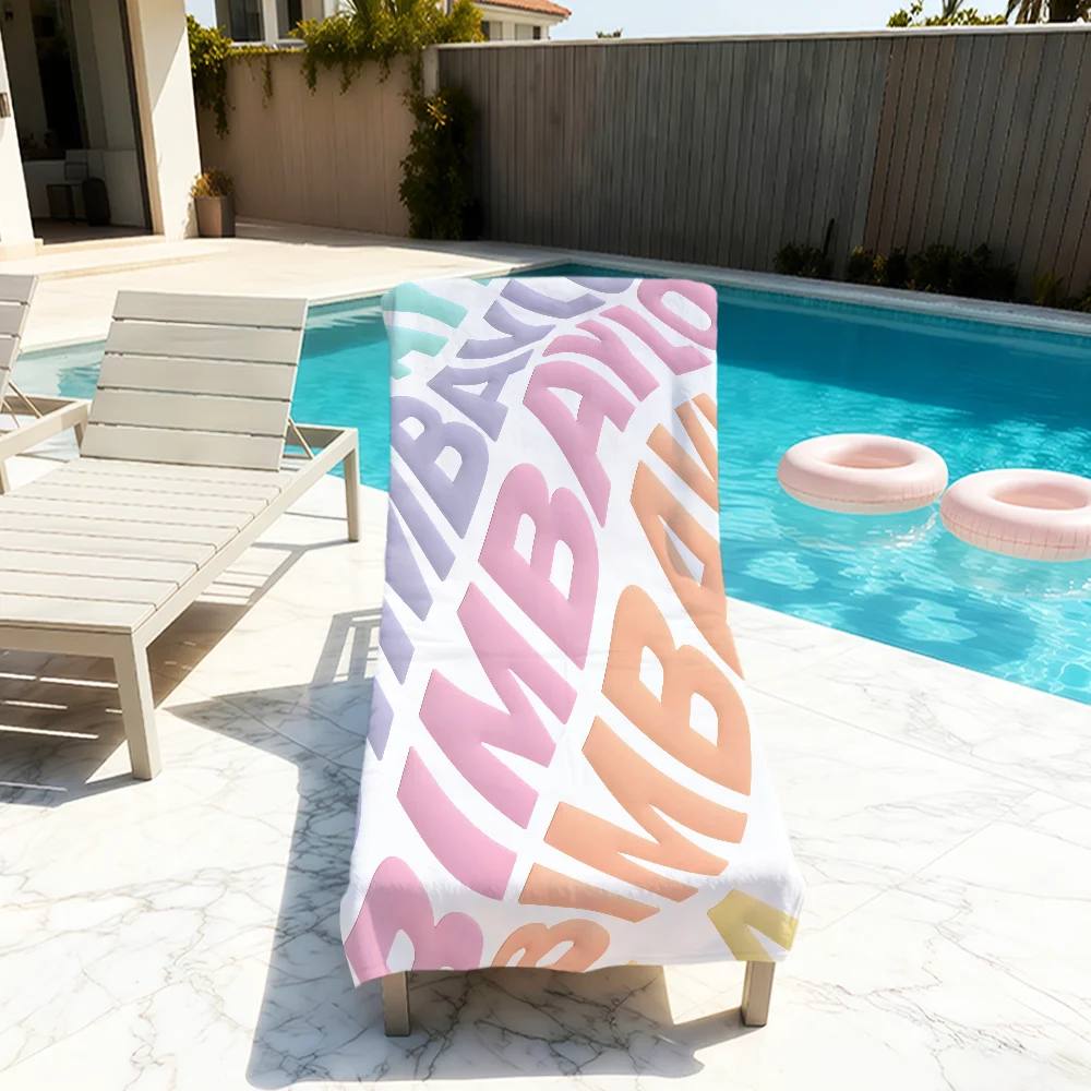 fashion art color brand heart Soft Beach Towels Quick Dry Pool Towel Travel Gym bathing B-B-B-bBBImBaES-S Spa Camp sport Gift