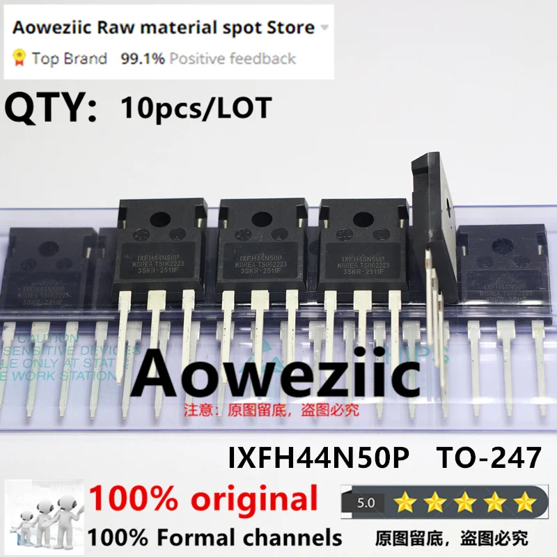 Aoweziic  2025+ 100% New Imported Original  IXFH44N50P  44N50P TO-247 High-Power Transistor MOS FET 44A 500V