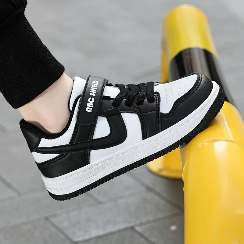 New Fashion School Four Seasons Breathable Fashion Casual Kids Sports Running Shoes Tennis Fashion Kids Leather Casual Sports