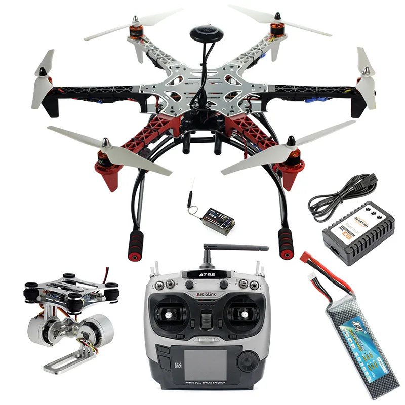 F550 six-axis aerial drone GPS one-click return finished six-axis aircraft with self-stabilization function set