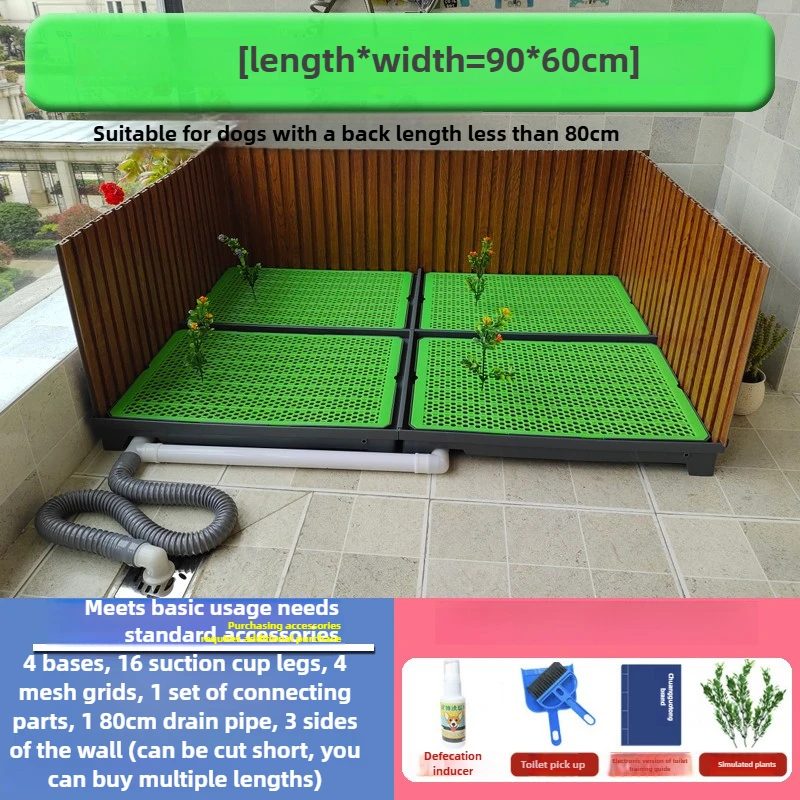 NONE Haustiertoilette mit Schallwand, Spülwasser, direkt abgeladene Kanalisation, Haustier-Reinigungsprodukte, Zubehör, Katzen, Hunde, Kaninchen, Toilette 7