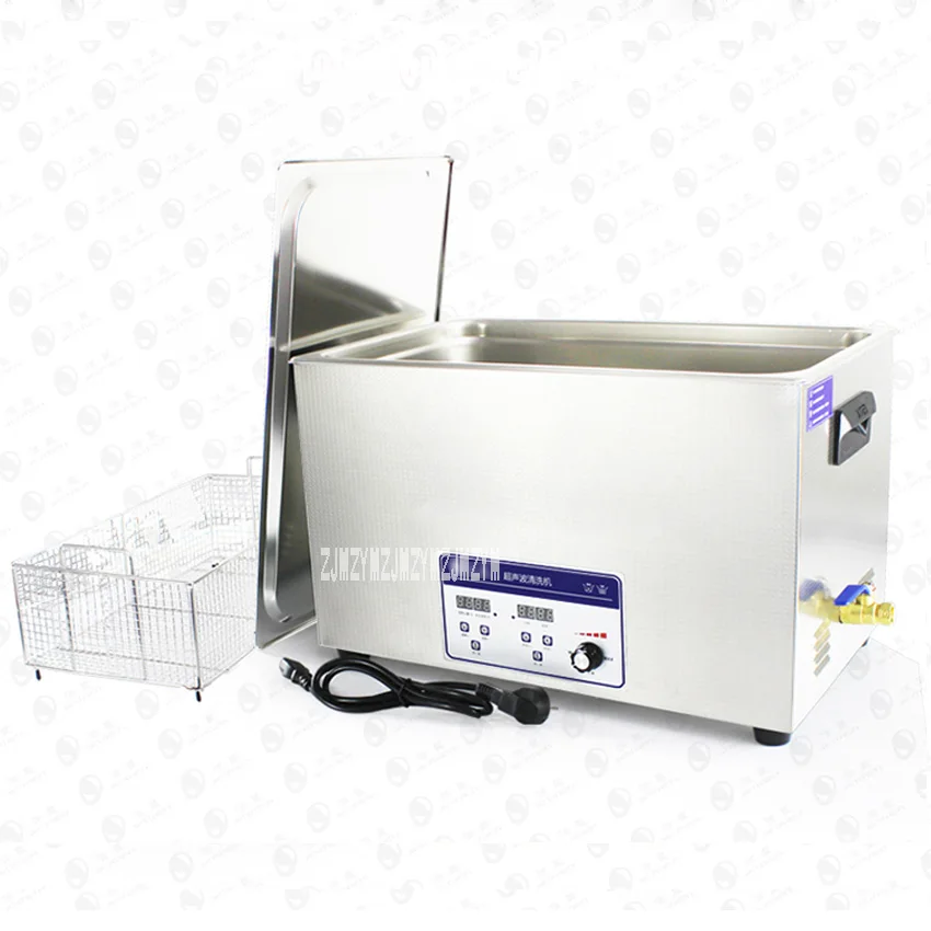 1pc Promotion globe Ultrasonic Cleaner 30L industrial Equipment Stainless Steel Cleaning Machine JP-100ST