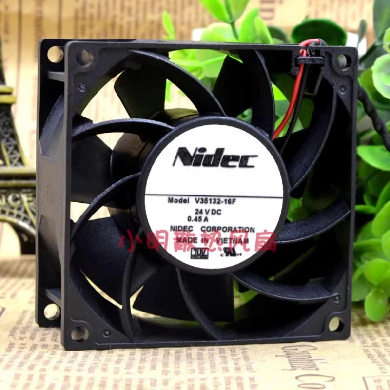 New CPU Cooler Fan for NIDEC V35132-16F 24V 0.45A 8CM 8038 Large Air Volume Inverter Cooling Fan 80*80*38MM