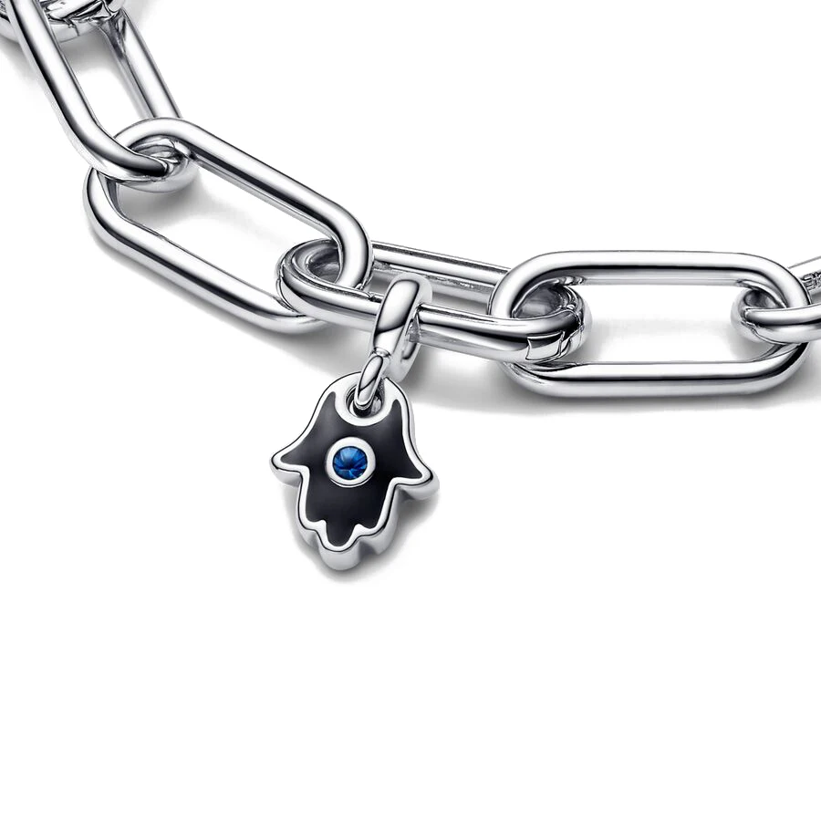 Fine 925 Silver Paperclip Butterfly Carp Charm Mini Beads ME Pendant Fit Original Bracelet Women DIY Accessories Jewelry Gift - view 4