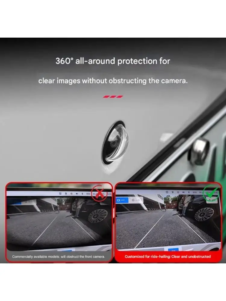  10Pcs Transparents 360 Camera Lens Shielding For Car Dashcam Rear Views Mirror AntiReflective Oil Resistant Coating