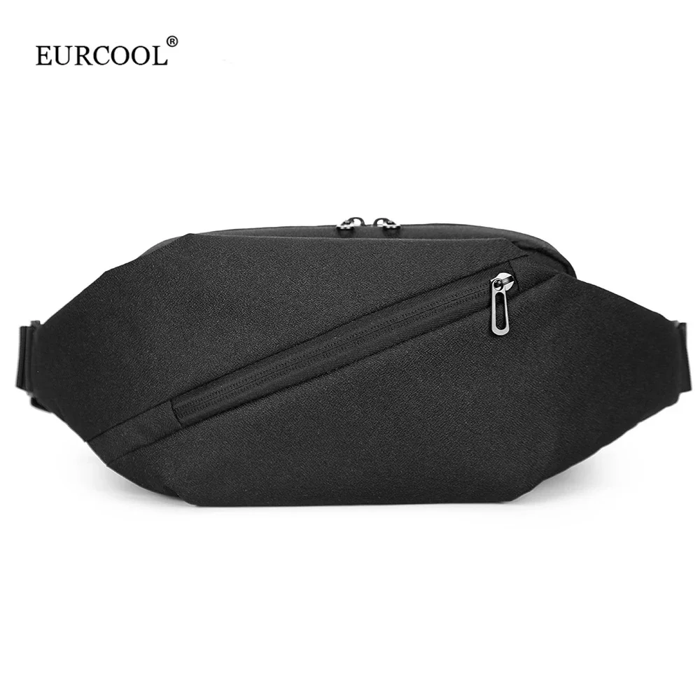 

EURCOOL Chest Bag Man Waterproof Shoulder Husband Fashion Men’s Waist Packs For Outdoor Travel Work Men Large Messenger