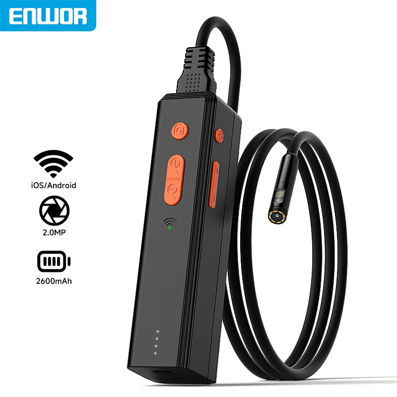 كاميرا WiFi Borescope 3.9 مللي متر 8 مللي متر 1080P لنظام iOS/أندرويد اللاسلكي المقاوم للماء المنظار سبليت تصميم كابل صلب لأنابيب التفتيش #1