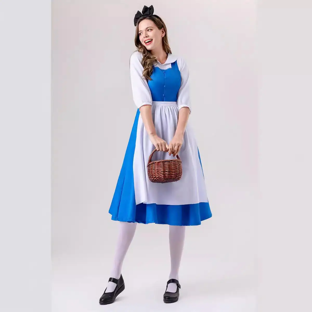 Adult Alice Maid Costume Dr loween Stage Performance Outfit Alice in Wonderland Theme Ele Women's Traditional Clothing