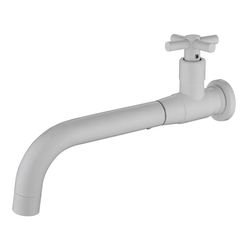 Stainless Steel Universal Single-Handle Brushed Gold Single-Hole In-Wall Basin Faucet for Sink, Embedded