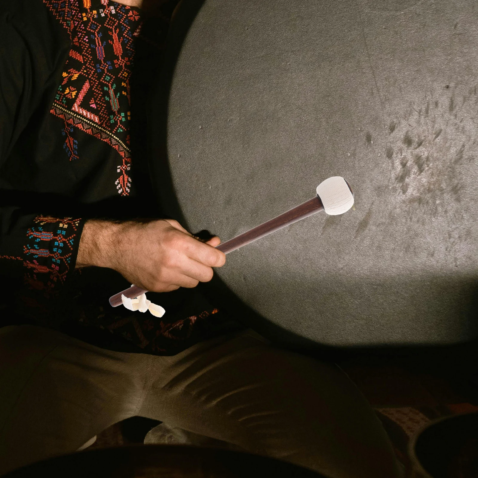 

Durable Wooden Gong Mallet Comfortable Grip Elegant Design Pure Sound Quality Perfect for Various Musical Performances and