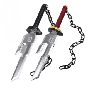 سلاح جوجوتسو كايسن تأثيري ، توجي فوشيغورو ، سيف كاتانا ، رمح مقلوب من السماء ، نموذج الخيزران ، هدايا ألعاب الصبي ، 45 سم أفضل 8 سكاكين جيب بني مبيعا - رقم 8