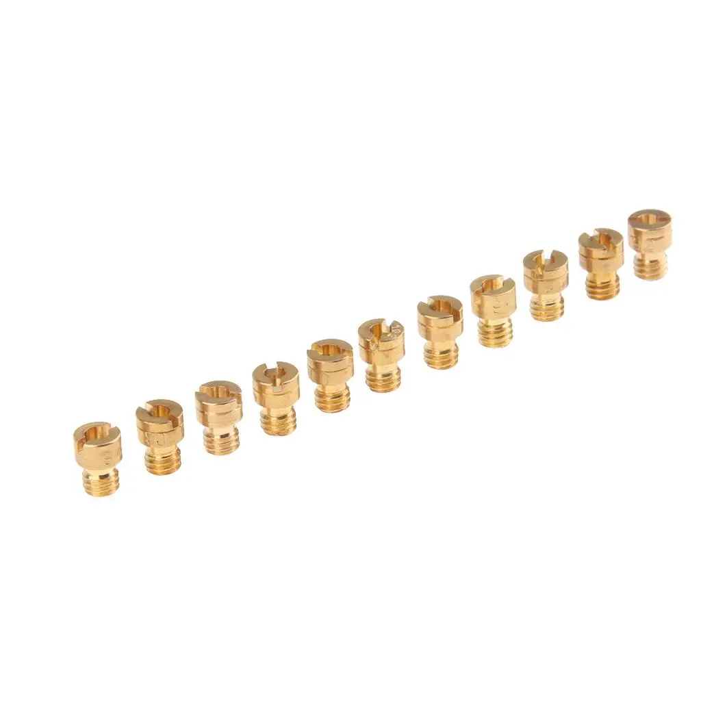 Carb Main Jets Round Head High Quality Copper Carburetor Jet Kit for CVK Carburetor 90 to 110 Size Selection