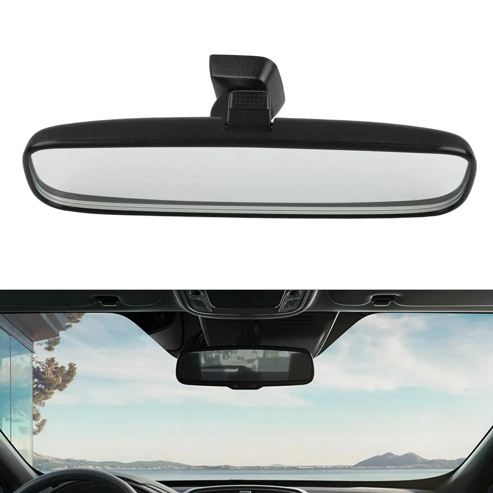 Car Rear View Mirror Interior Rear View Mirror OEM 76400-SEA-024 Stable Characteristics Black Color Easy Installation