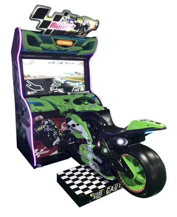 Simulator Motor Racing Game Machine Coin Operated Dynamic Arcade Driving Game Machine GP Motor Indoor Amusement 2 Player 5DX