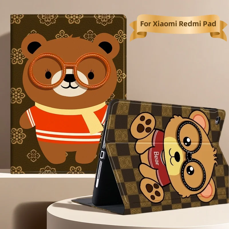 

Funda For Redmi Pad SE 8.7" Case HD Cartoon-Print Book Flip Tablet Cases For Redmi Pad SE 11 Cover For Xiaomi POCO Pad Pro 12.1"