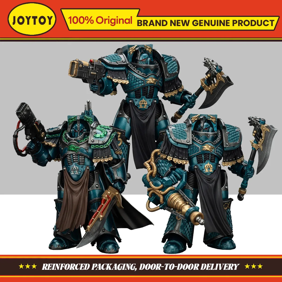 

JOYTOY Toys Warhammer The Horus Heresy Alpha Legion Lernaean Terminator/Legion Praetor 1/18 Action Figure Original Model Gifts