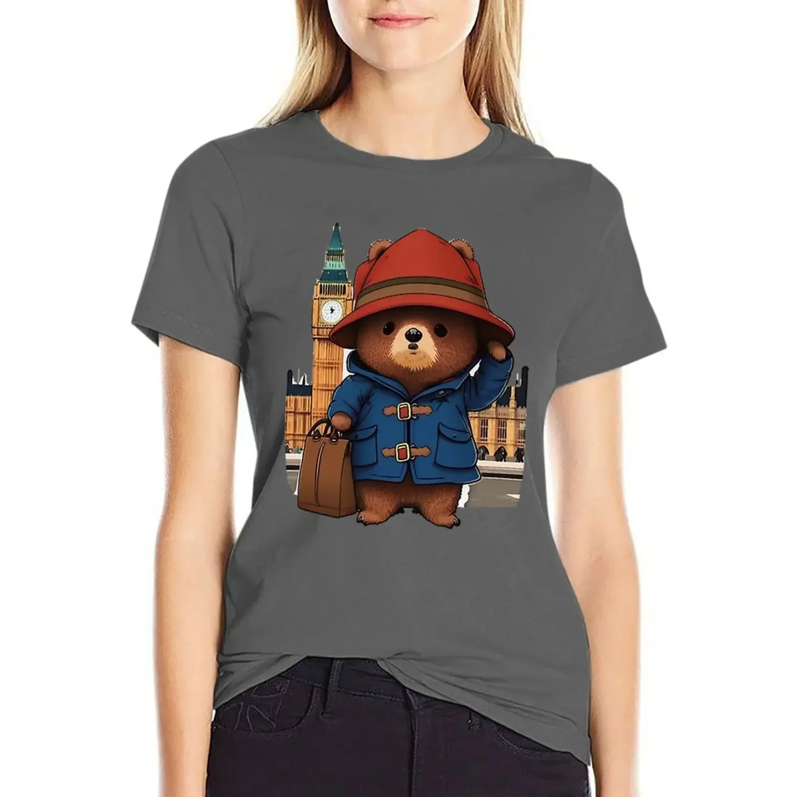 Paddington Bear in London T-shirt summer clothes hippie clothes T-shirts for Women