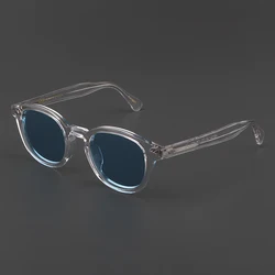 Johnny Depp Polarisierte Sonnenbrille Mann Runde Lemtosh Sonnenbrille Frau Luxus Marke Vintage Acetat Rahmen Nachtsicht Brille