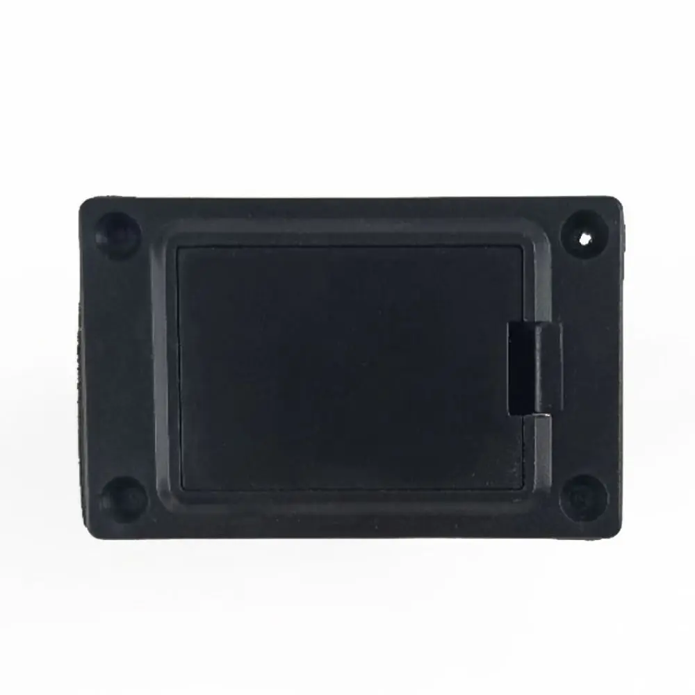 Black Case/Compartment Cover 2 Pin Plug Battery Holder Pickup Battery Case 9V Battery Boxes Guitar Pickup