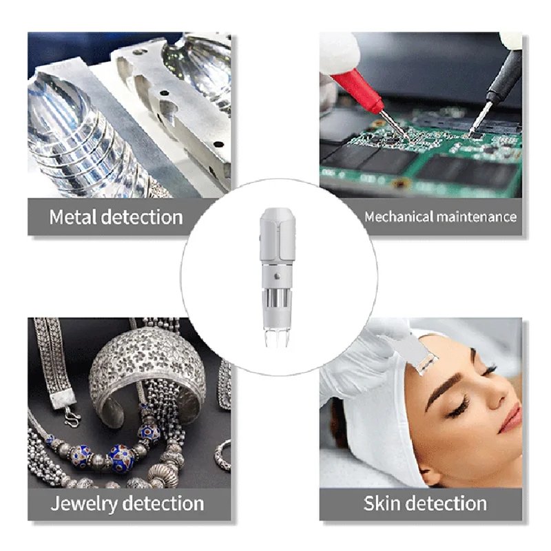 AA60-무선 디지털 현미경 내시경 검사 카메라 50X-1600X 배율 휴대용 미니 스마트 폰