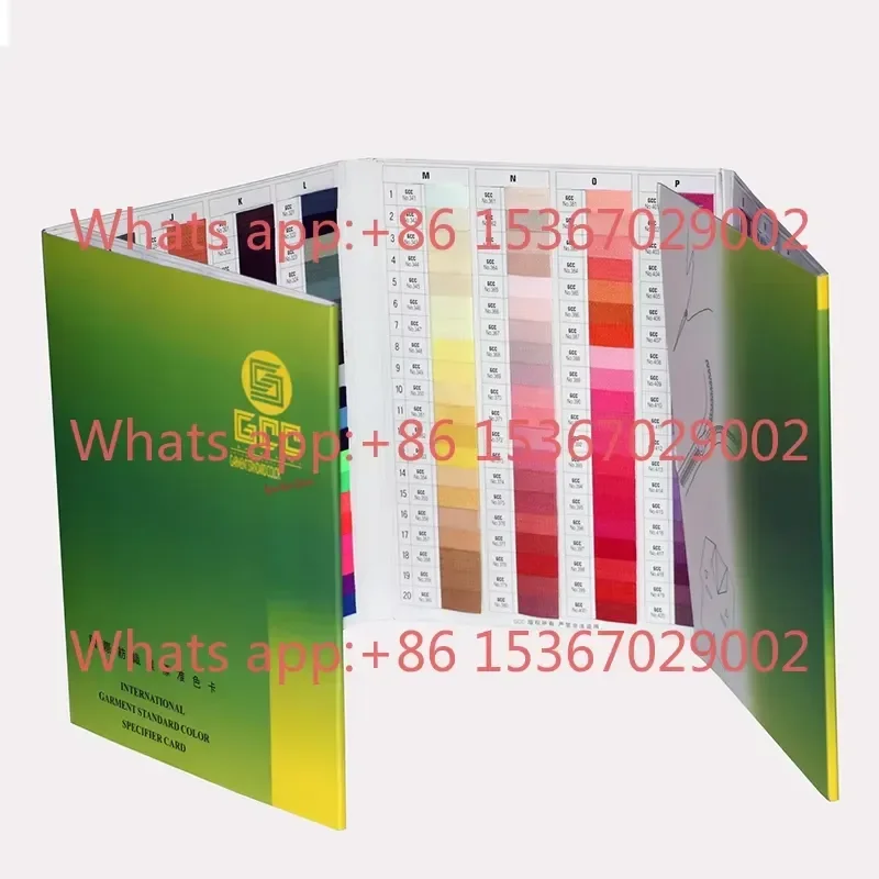 GCC Textile Industry Standard Zipper Card 480 Color Dyeing Clothing Reference Standard Color Sample