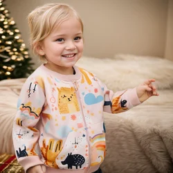 Sanlutoz Animal Baby Coat Long Sleeve Autumn Cute Clothing Little Kids Tops Zipper