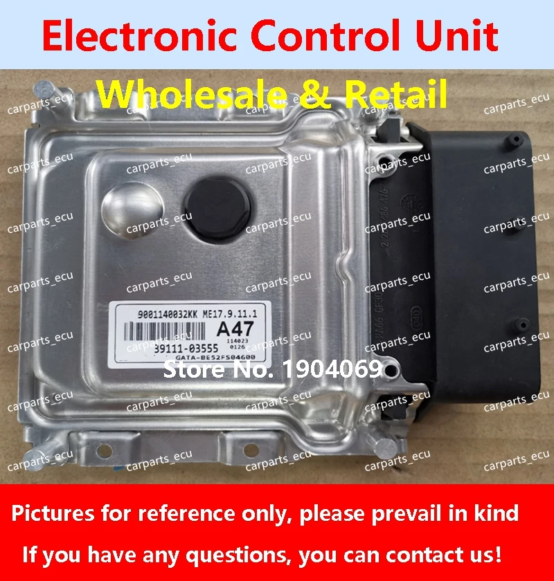 

ECU ME17.9.11.1 For Hyundai kia rio cerato car 39117-2BAA0 G500 39117-2BBA7 Electronic Control Unit Y2A8 39101-04425 B298