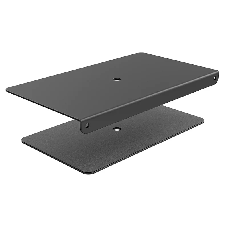 Monitor Mount Reinforcement Plate Steel Bracket Plate for Thin Glass and Other Fragile Tabletop Fits Most Monitor Stand