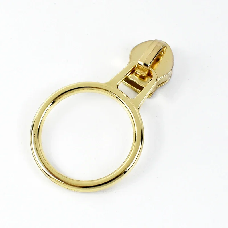 5/10/20 Stück 5 # Reißverschlussschieber für Nylon-Reißverschlüsse O-Ring-Reißverschlüsse zieht Jacke Tasche Reparatursätze Reißverschlusskopf Puler DIY Nähzubehör