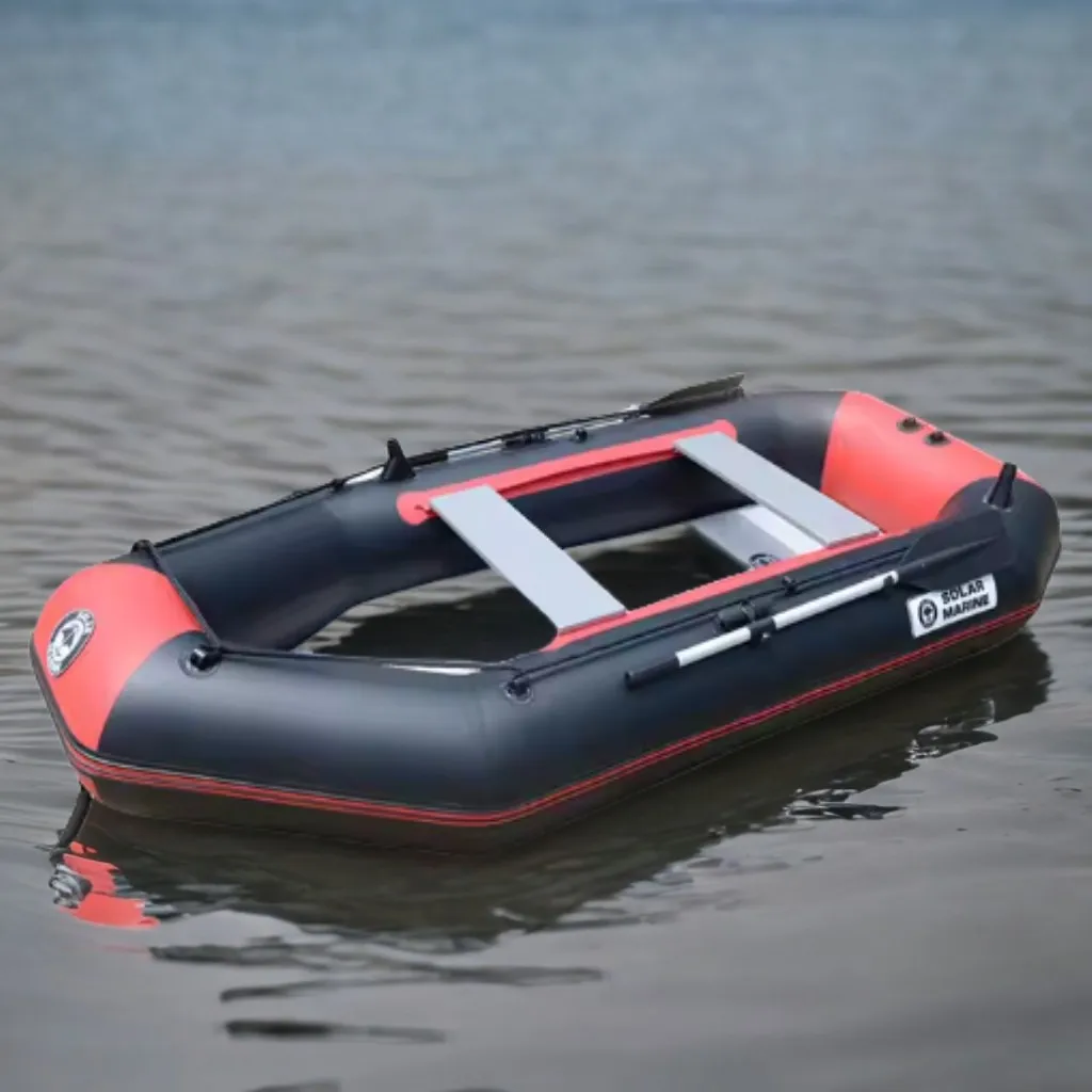 

SOLAR MARINE Wooden Floor PVC 8.8FT 2.7M Inflatable Fishing Boat Racing Boats and Kayaking Outdoor Adult for the Sea Accessories