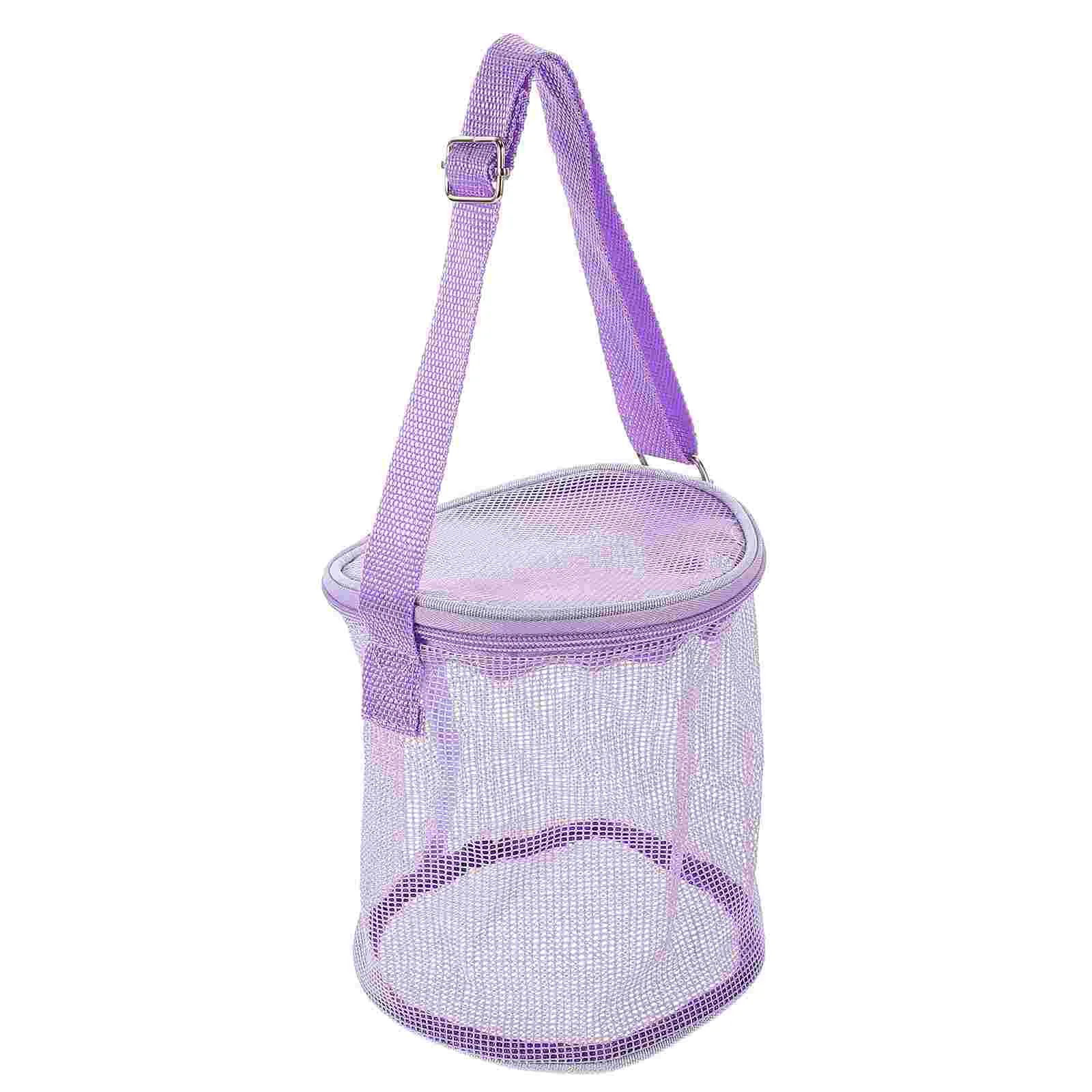 

Beach Storage Bag Kids Children Large Capacity High Mesh Bucket Pvc Supply Portable