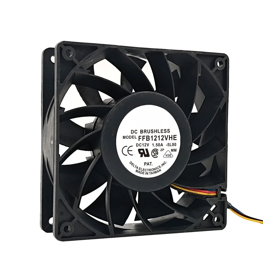 12038 High Speed Cooling Fan AFB FFB PFB QFR 1212 24 48V V E U GH D CE For Delta（002）