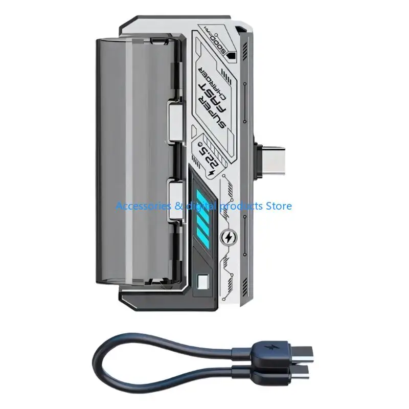 77JD Portable Fast Charging Power Banks Double Port Power Banks Replaceable Battery
