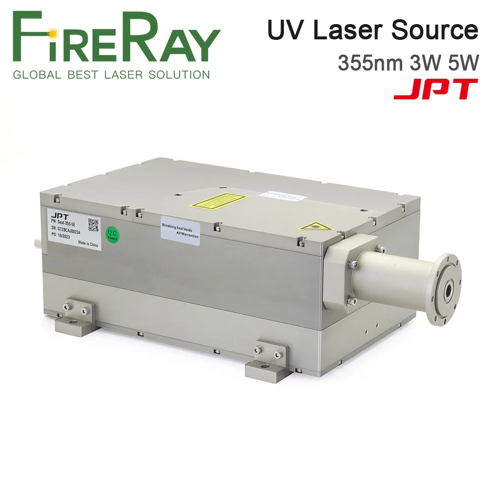 FireRay JPT SEAL 355nm 3W 5W UV Laser Source Water Cooled and Air Cooled Laser Module for UV Laser Marking Machine