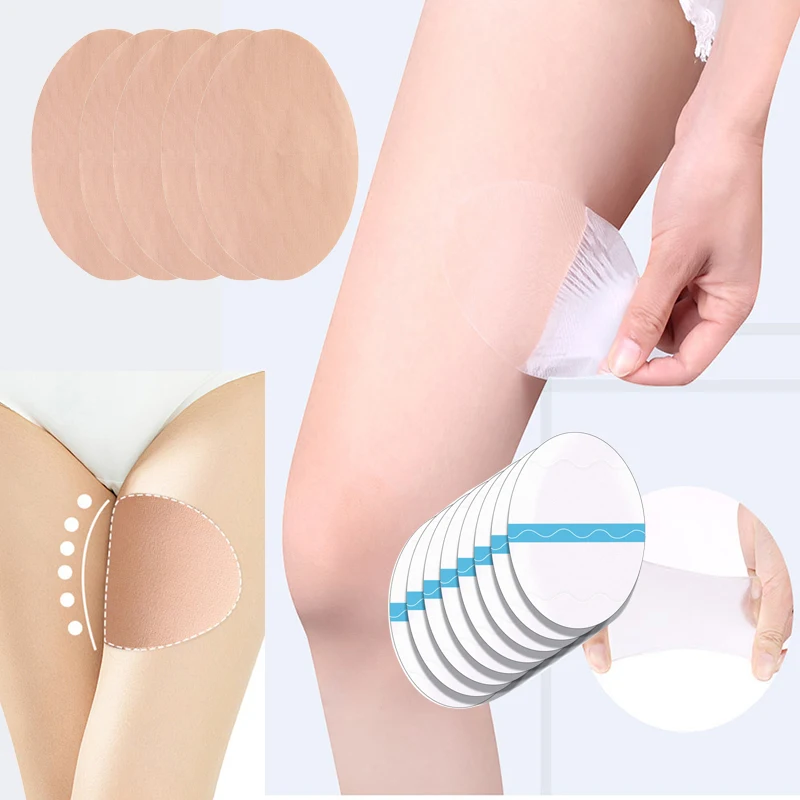 20-2PCS Invisible Thigh Patches Sweat Absorption Anti-Rubbing Thigh Tape Ingrown Toe Nail Correction Patches Pain Relief Pad