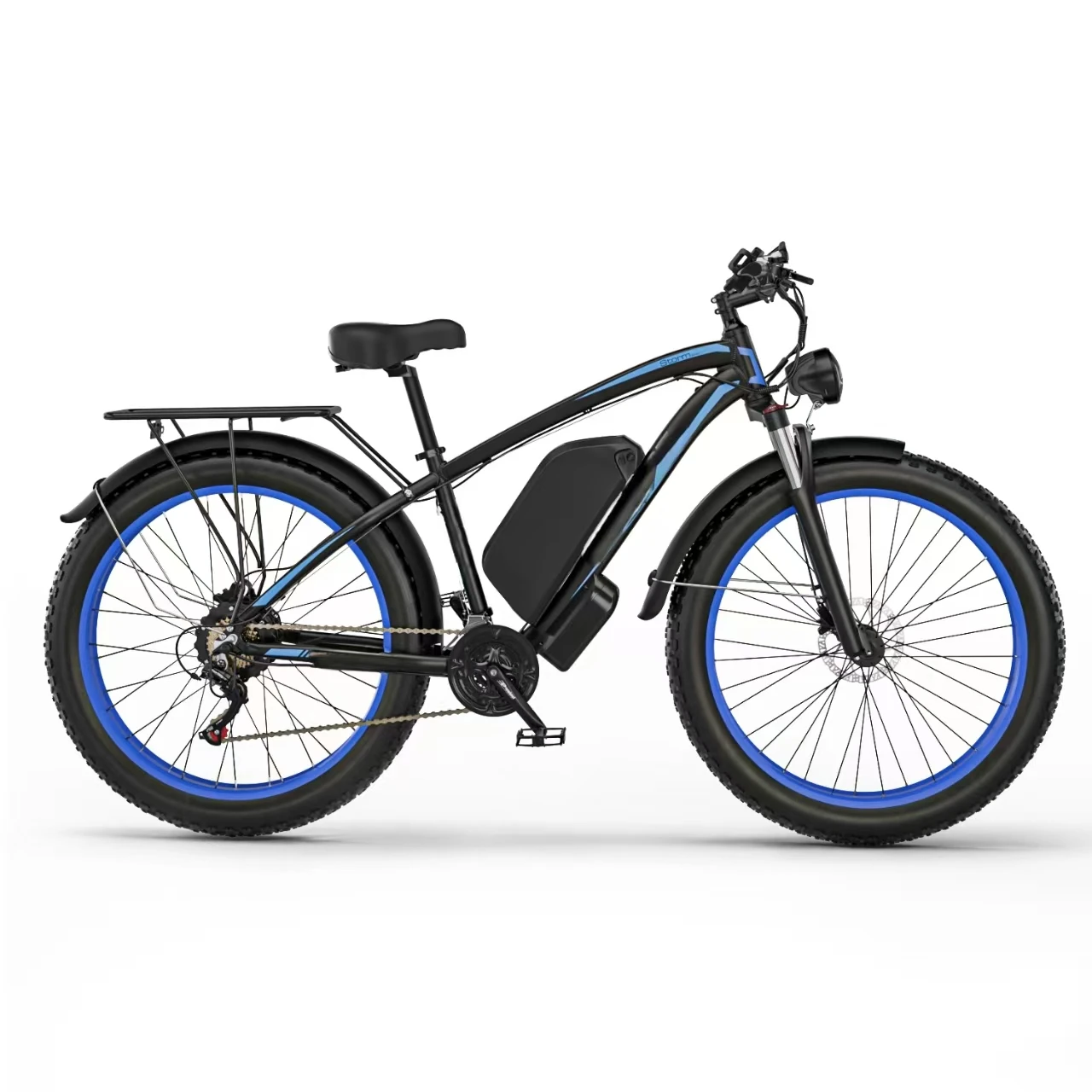 

48V 20Ah Hybrid Electric Bike Fat Tire Steel Frame 45-60 km/h Speed 1000W Motor Power Snow Motorcycle EBIKE Electric Bicycle