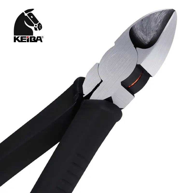 

Кусачки диагональные KEIBA SR-206 (со стержнем из сплава), профессиональный инструмент электрика, прецизионные кусачки для проводов JIS, сделано в Японии